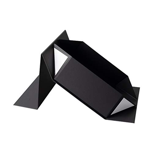 Image of Rsgift Empty gift box Small Black 9.7x7.2x3.3 Inch,3 Packs Gift Boxes with Lid Groomsmen Graduation decorative boxes with lids Halloween,Christmas,Valentine's Day,gifts for women