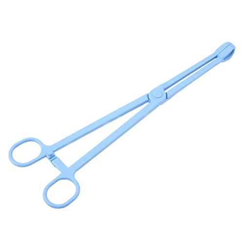 Clipe de alimentação de terrário 33 x 11 x 1 cm de plástico azul útil para animais de estimação para