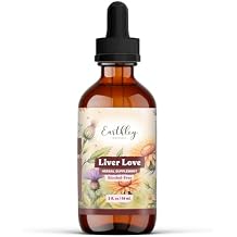 Earthley Wellness Liver Love, Herbal Liver Health and Detox Support, Natural Liver Function Support. All Natural Organic Ingredients Like Turmeric Root, Dandelion Root, 2oz Alcohol Free