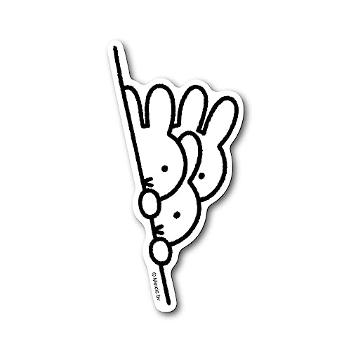 Amazon | miffy ダイカットビニールステッカー ひょっこり