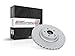 Power Stop EBR1038EVC Rear Evolution?Genuine Geomet? Coated?Brake Rotor