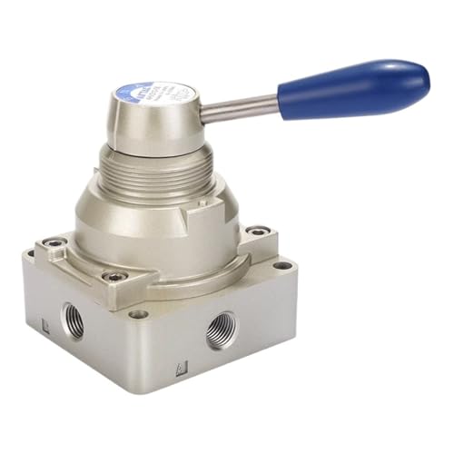 Válvula giratoria manual 4HV330-08 de 4/3 vías para control neumático estable 2