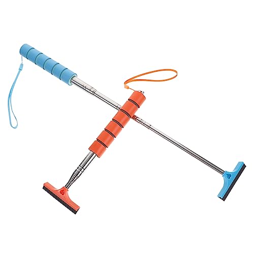 HOLIDYOYO Rear View Mirror Squeeze Side Mirror Squeegee Car Windshield Cleaner Tool Retractable Wipers