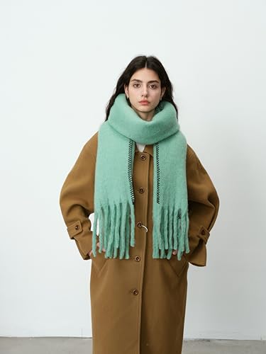 Soft Cashmere Feel Scarf Soft Winter Scarves for Women Long Shawl Large Scarf Cold Weather Thick Blanket Shawl Wrap2