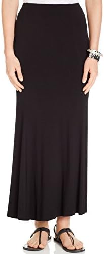 Karen Kane Women's Maxi Flare Skirt, Black, Medium