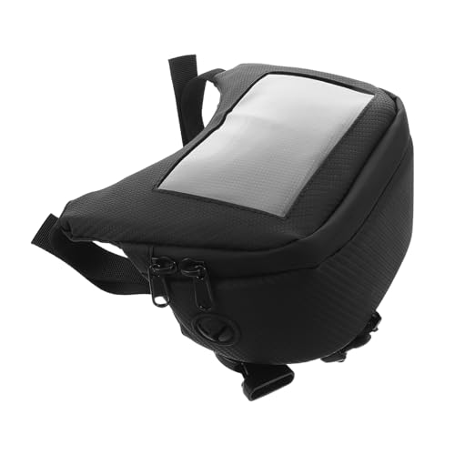 VALICLUD Motorcycle Handlebar Bag for Phone and Navigation Storage Organizer for Scooters and Electric Modern Design with Versatile Use