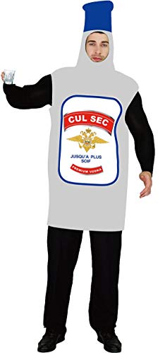 Déguisement Bouteille de Vodka Taille Unique (Taille Unique) - Costume Humoristique Adulte Cover