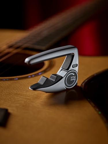 G7th Performance 3 Steel String Capo with Art, Silver