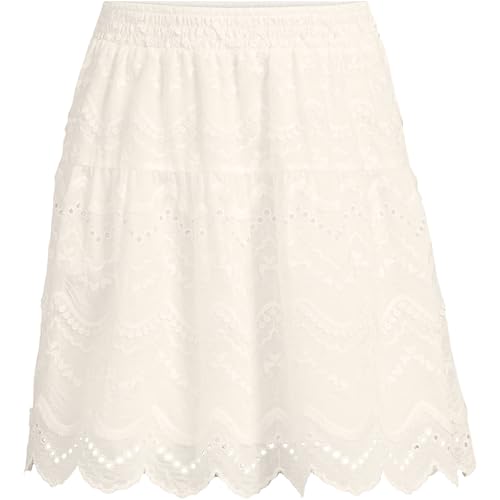 Lands' End Women's Smocked Waist Mini Skirt3