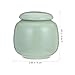 SOIMISS Mini Ceramic Ashes Urn 100ml Round Pet Cinerary Casket Household Ceramic Pet Ashes Container for Memorial and Funeral Use