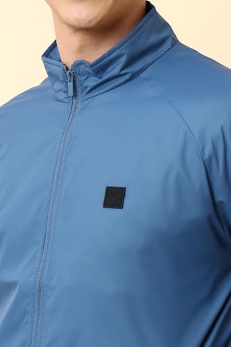 Image of Allen Solly Men's Regular Fit Solid Windcheater Jacket