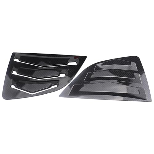 Persiennes de fenêtre latérale style carbone pour Honda Jazz Hatchback 2014-2018