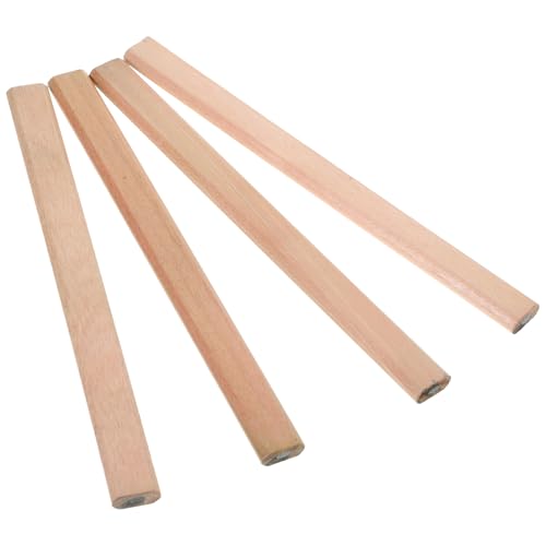 Lápices carpinteros BETOOKY 4 piezas HB madera miniatura 1