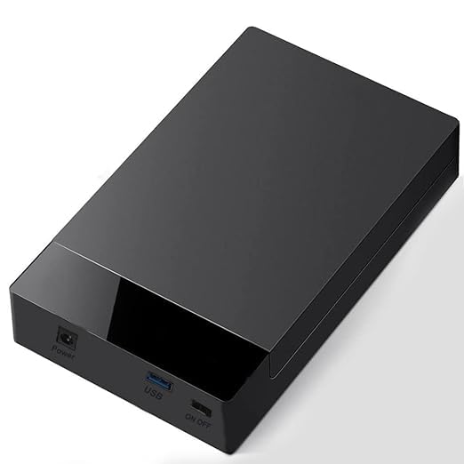 BLACK CROWN 2 in 1 USB 2.0 Sata 2.5"/ 3.5" Dual External Sata Hard Disk Case, External Hard Drive Enclosure Case. (2 in 1 Enclosure) (Black)-image-49