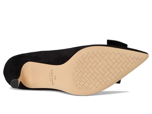 Cole Haan Cole Haan Women's Felicia Bow Pumps, Black Suede, 7-B US