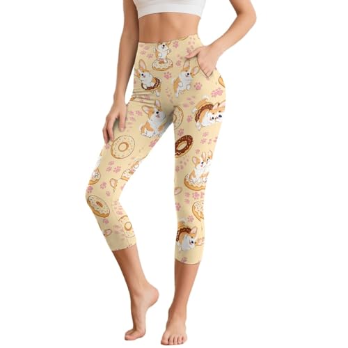 Leggings de yoga de cintura alta con control de abdomen Amzbeauty para entrenar sin complejos
