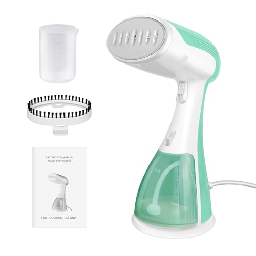 1500W Handheld Steamer for Clothes, 300ml Big Capacity, 30s Quick Heat Portable Travel Steamer with Strong Penetrating Steam, Fabric Wrinkle Remover for Home|Travel|Office