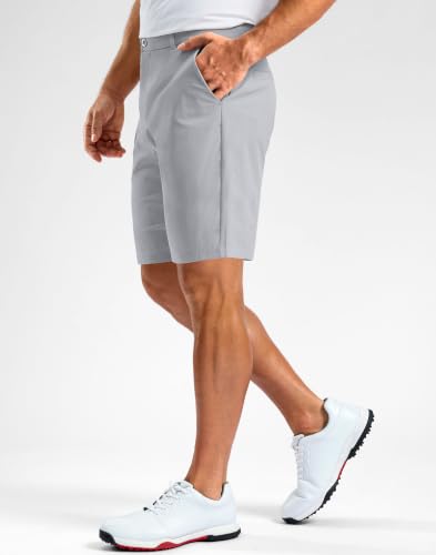 Image of Soothfeel Men's Casual Shorts 5 /7 /9 Inch Golf Dress Shorts for Men Flat Front Work Lightweight Quick Dry with 4 Pockets