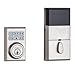 Kwikset SmartCode 910 Contemporary Electronic Smart Lock Deadbolt Featuring SmartKey Security & Z-Wave Plus Technology, In Satin Chrome