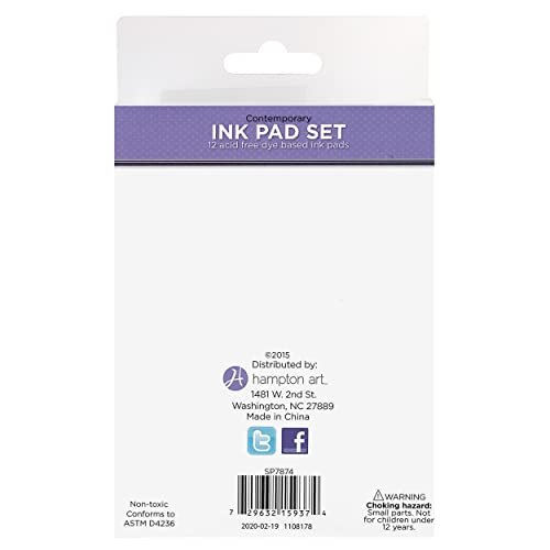 Hampton Art HMTSP7874 Hampton Ink Pad Set Contemporary thumb #5