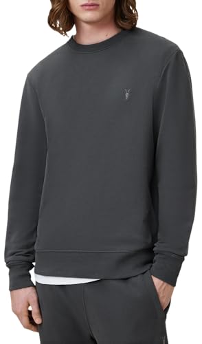Allsaints Raven Crew maillot homme sweat col rond coton noir casual