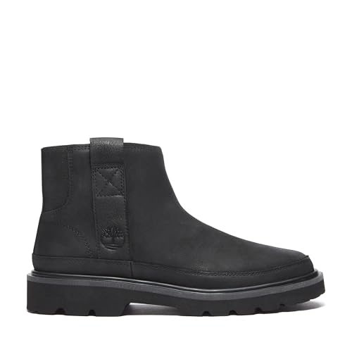 Timberland Timberland Women's Rowan Way Mid Pull On, Black Nubuck, 7 M US