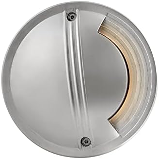 Hinkley Sparta 7" Flare LED Round Uni-Directional Well Light, Stainless Steel Landscaping Indicator