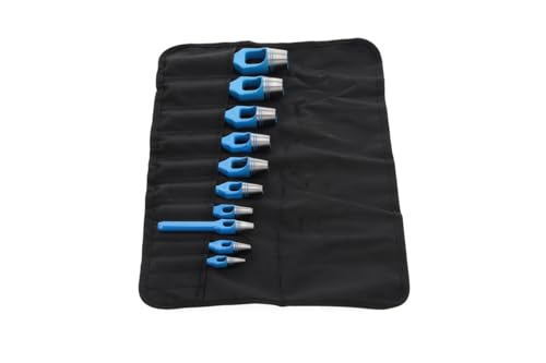 GEDORE Henkellocheisen-Satz, Set 10-teilig, Ø 3 - 25 mm, Gummi Leder Dichtungen Stoff, rund, Stanzeisen, 57303