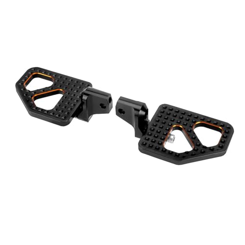 Repose-pieds larges conducteurs avec réglage d'angle pour moto
