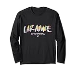 laramie wyoming - logo acquerello laramie wy maglia a manica