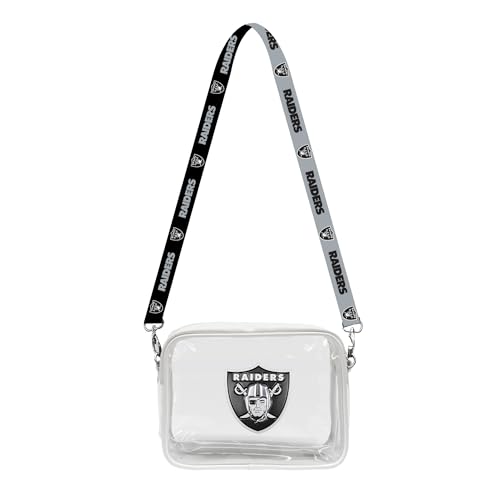 Littlearth Las Vegas Raiders NFL Clear Fanny Fan Purse
