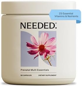 Needed. Multivitamin for Prenatal | Prenatal Multi Essentials Capsule – Pregnancy, Breastfeeding, Postpartum | Expertly-Formulated & Third-Party Tested, | 30-Day Supply