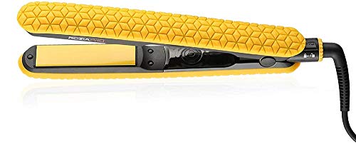 Roziahome Hair Straightener Professional Salon Ceramic Hair Straightener with Adjustable Temperature Straightener and Curler 2 in 1 Dual Voltage Heats Up Quickly