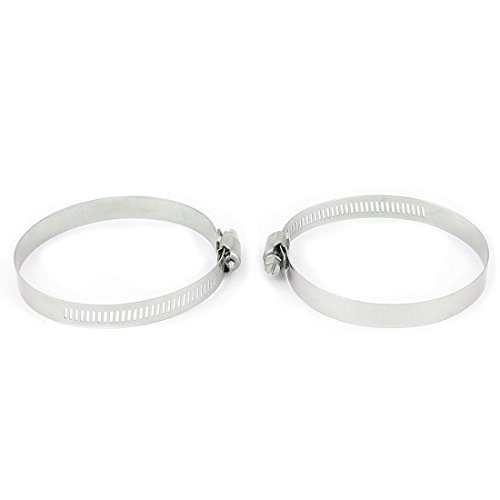 Aexit 10 Pcs Abrazaderas Ajustables de Acero Inoxidable miniatura 2