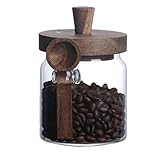 Glasbehälter mit Deckel, Vorratsglas für die Hausküche – Einmachglas mit breiter Öffnung, Lebensmittelaufbewahrung, lebensmittelechte und sichere Lebensmittelgläser mit