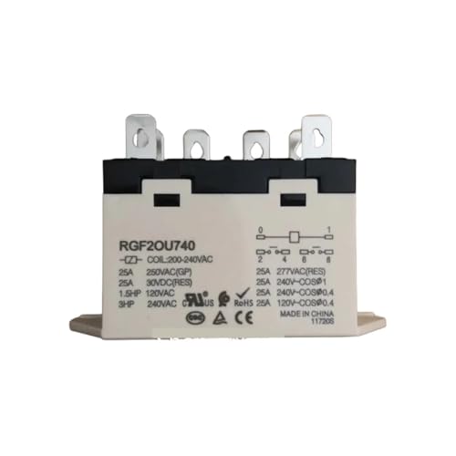 Relais JQX-76F-TU-2A 220V 25A pour circuits industriels - 3