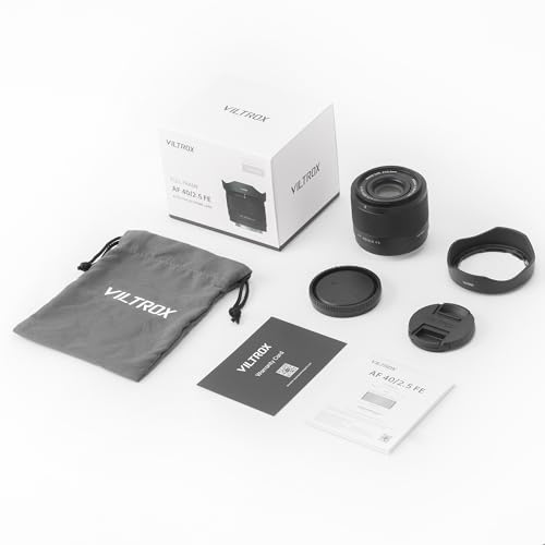 VILTROX 40mm f/2.5 F2.5 FE Mount Lens Auto Focus Full Frame Prime Lens Compatible with Sony E-Mount Cameras Alpha a7C a7SIII a7III a7RIII a7IV a7RIV a9 A1 FX3 A7RV ZVE1 A7CR A7CII A93 - Image 8