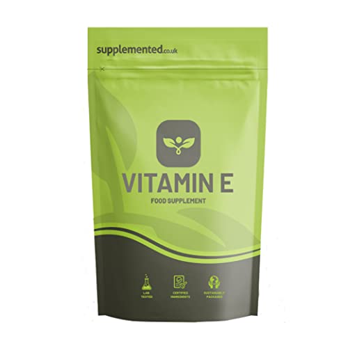 Vitamin E 400iu 180 Softgel Capsules UK Made Supplement