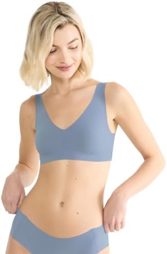 Sloggi Damen BH Zero Feel 2.0 Bralette/ohne Bügel/mit Polsterung/Pull-On