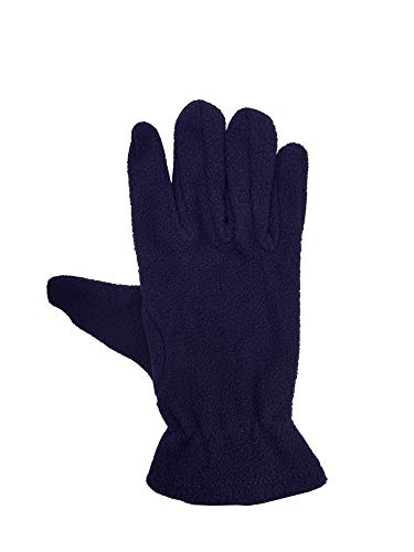 Image of 12 Pair Winter Fleece Gloves Mens Thermal Soft Warm Cozy Cold Weather Outdoor Sports