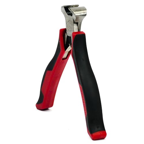 INGDAUM® Endschneider 4 Zoll/ca. 100 mm als Kneifzange, Kohlenstoffstahl poliert, zum sauberen Schneiden von Adern und Drähten (Endschneider, poliert)