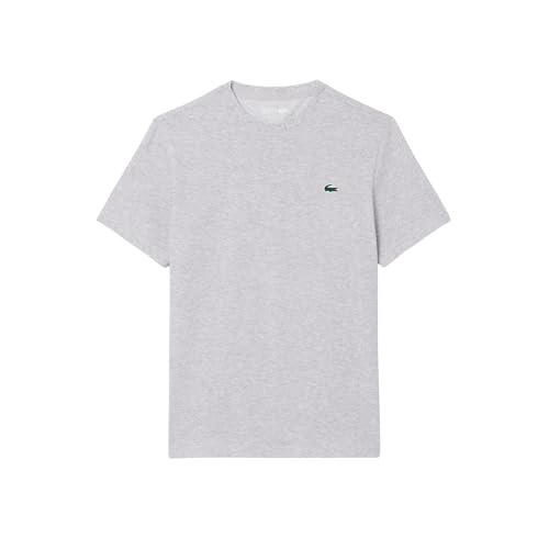 Lacoste Men's Sport Printed Ultra-Dry T-Shirt, Silver Chine, Medium