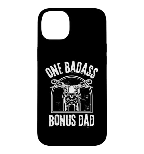 �����Y One Badass �{�[�i�X Step Dad Stepfather �I�[�g�o�C �o�C�J�[ �X�}�z�P�[�X iPhone 14 Plus �p