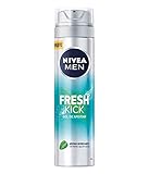 NIVEA MEN Cool Kick Gel de Afeitar Refrescante (1 x 200 ml), gel facial para un...