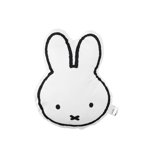 United Labels Miffy Kissen Kopfkissen 37x30 cm Weiß Sofakissen Dekokissen für Fans