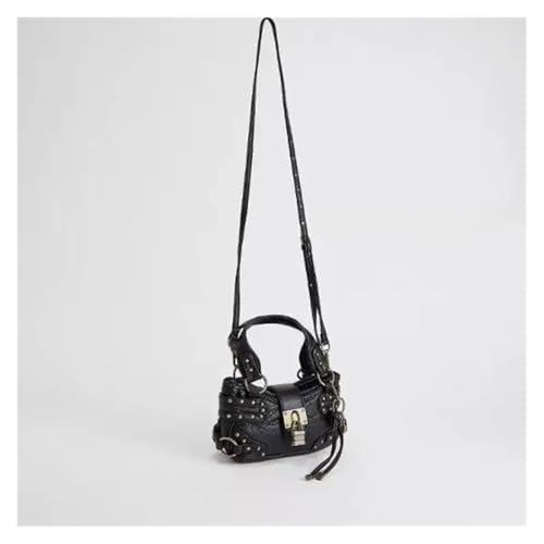 Sac à rivets au design niche original en version petit sac épaule rétro