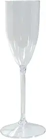 Kit 10 Taças Acrílico 190ml Champanhe Espumante Festa Formatura Casamento Lembrança (Cristal)