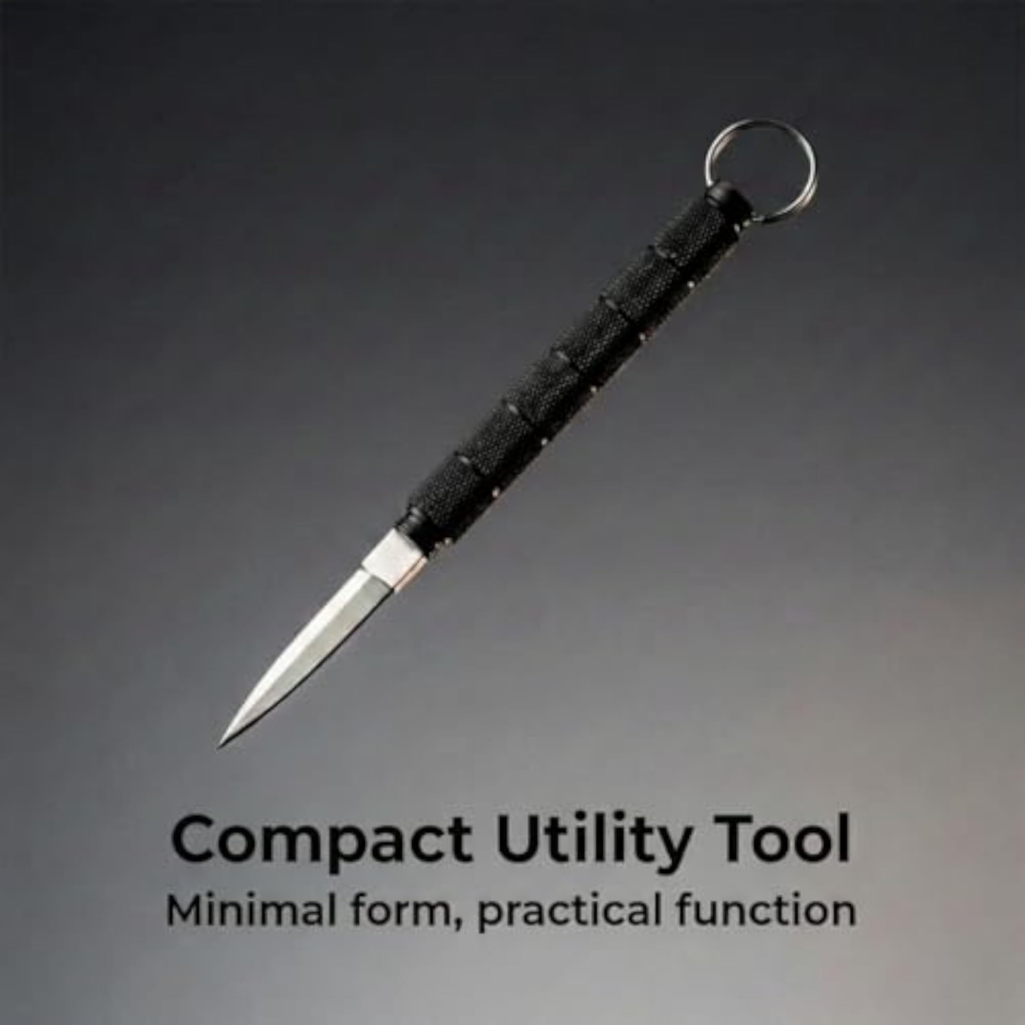Pocket Cutter with Keychain, Stainless Steel