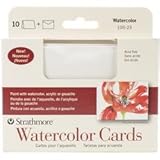 Strathmore Artist Papers Watercolor Cards 10 Blank Cards and Envelopes (Pack of 3)