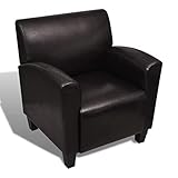 Sitztiefe: 47 cm Kunstleder Armsessel Armsofa Sessel Relaxsessel Komfortstuhl Lehnstuhl Stuhl
